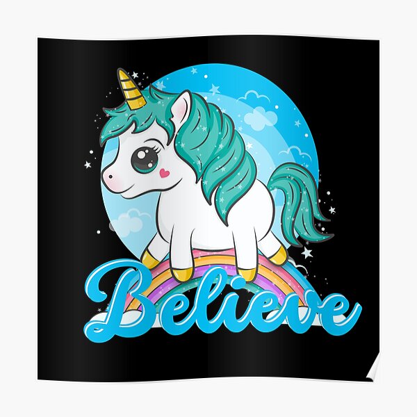 "Unicorn are real" Poster for Sale by Hoetoons Redbubble