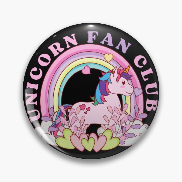 Item preview, unicorn fan club designed and sold by Hoetoons.