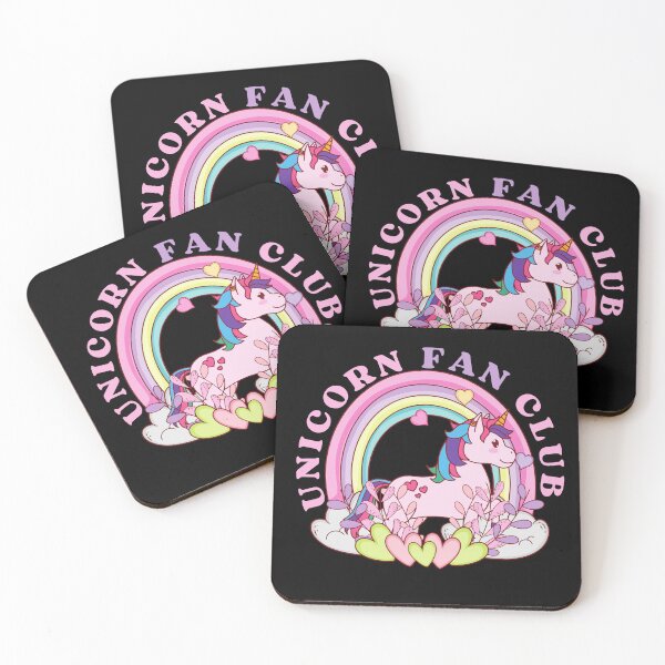 Item preview, unicorn fan club designed and sold by Hoetoons.
