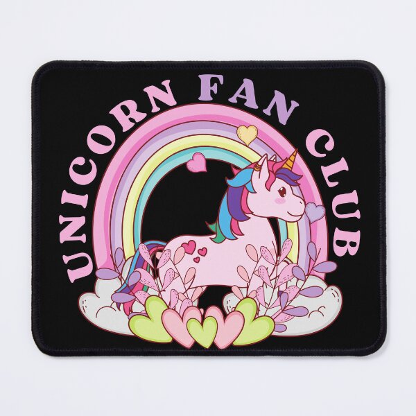 Item preview, unicorn fan club designed and sold by Hoetoons.