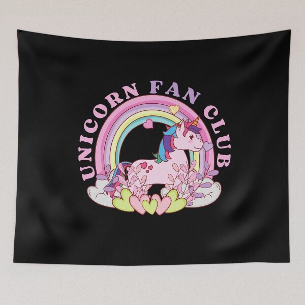 Item preview, unicorn fan club designed and sold by Hoetoons.