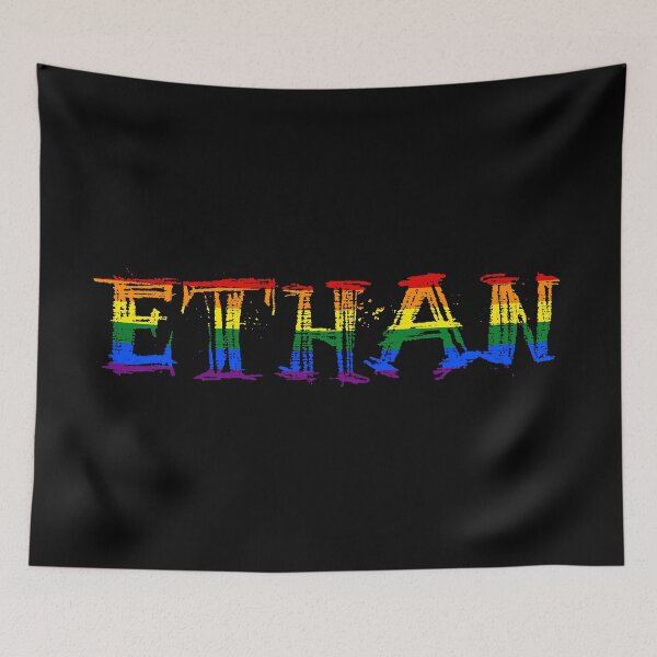 Item preview, Men rainbow name gay Ethan designed and sold by LoveIsColorful.
