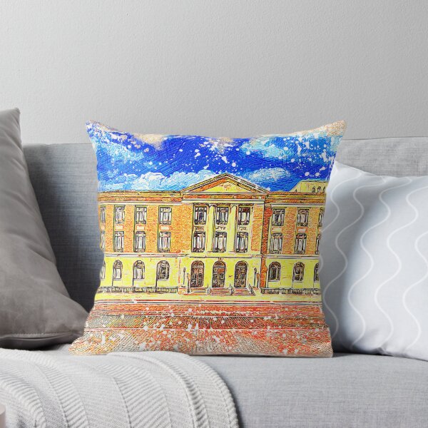 Item preview, Lubbock Post Office and Federal Building, in Lubbock, Texas - colored drawing designed and sold by NickoPrints.