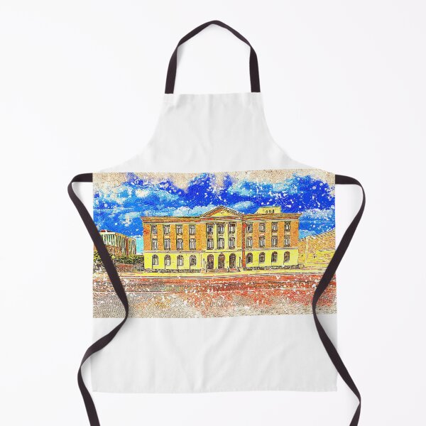 Item preview, Lubbock Post Office and Federal Building, in Lubbock, Texas - colored drawing designed and sold by NickoPrints.