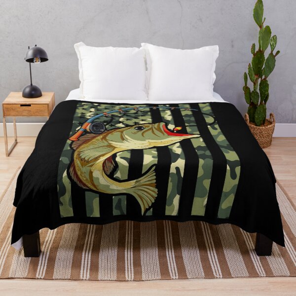 Item preview, Camouflage US Flag Hobby Angling Fish American Fisherman Fishing designed and sold by bestshirtdesign.