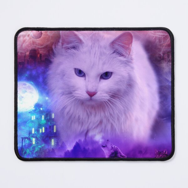 Item preview, Two Eyes Are Better Than One - Cat, Dog, Wolves, Haunted House, UFO, Space designed and sold by Astral Karma.