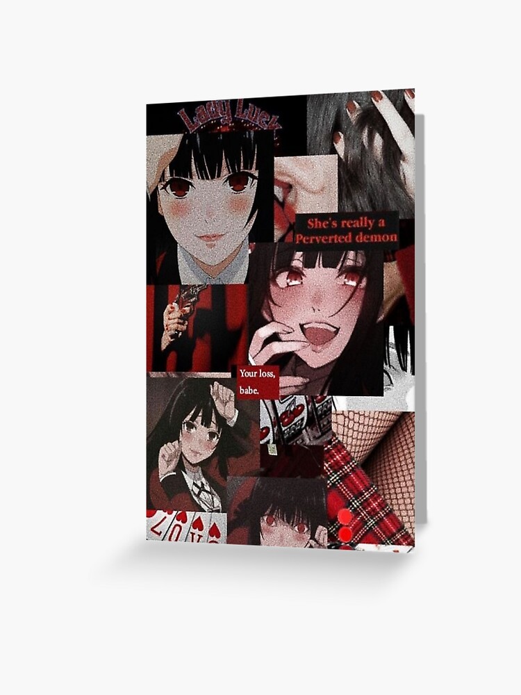 Kakegurui - Yumeko Jabami cards anime Greeting Card for Sale by