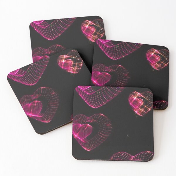 Item preview, Glitter 3D hearts designed and sold by AngelicAcademia.