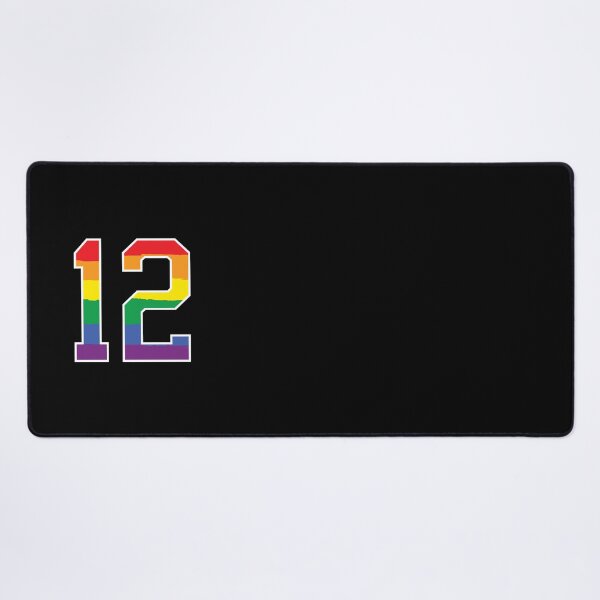 Item preview, Number 12 Rainbow LGBT pride twelve designed and sold by LoveIsColorful.