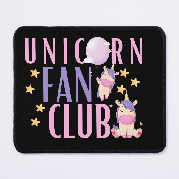Item preview, unicorn fan club designed and sold by Hoetoons.