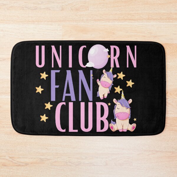 Item preview, unicorn fan club designed and sold by Hoetoons.