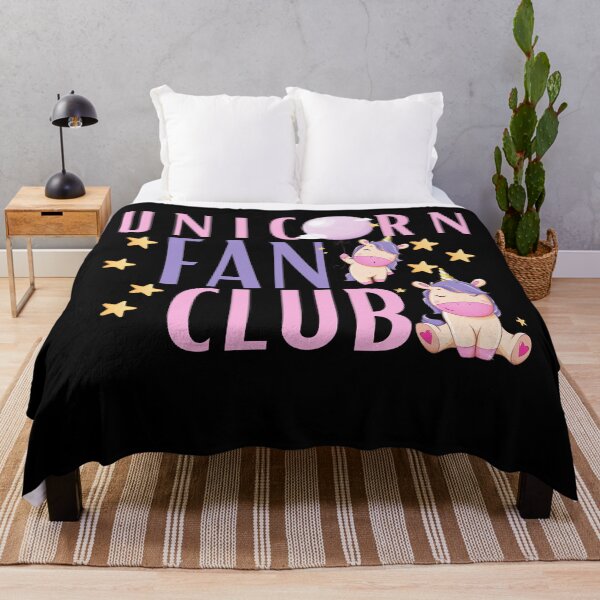 Item preview, unicorn fan club designed and sold by Hoetoons.