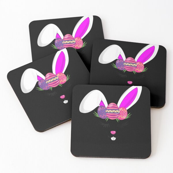 Item preview, Easter Eggs Rabbit Face for Women Girls Cute Easter Bunny designed and sold by DKshowmaker.