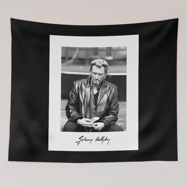 Item preview, People Call Me Hallyday Portrait Young Vintage Photograp designed and sold by Lindabrnenleo33.