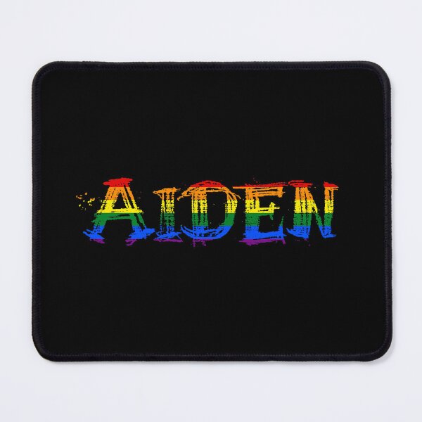 Item preview, Men rainbow name gay Aiden designed and sold by LoveIsColorful.