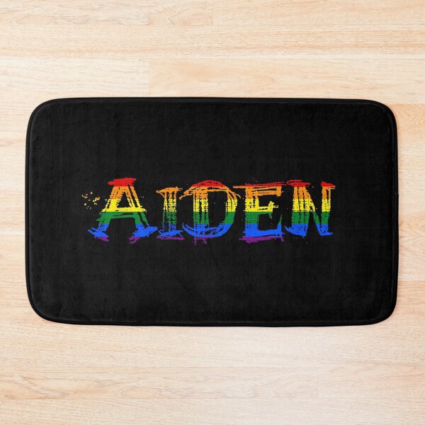 Item preview, Men rainbow name gay Aiden designed and sold by LoveIsColorful.