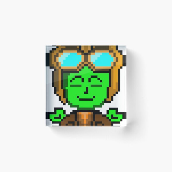 Item preview, froggie pixel art designed and sold by zeonime.