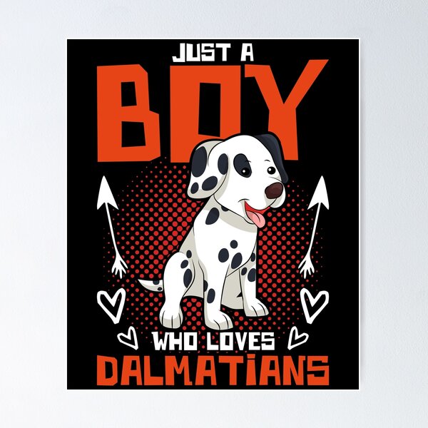 Item preview, Boys Dog Dalmatian Lover Dog Owner Pet Dalmatian designed and sold by bestshirtdesign.