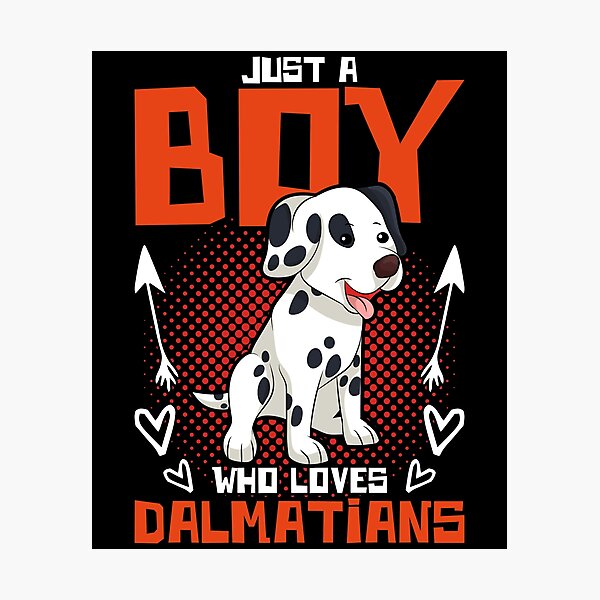 Item preview, Boys Dog Dalmatian Lover Dog Owner Pet Dalmatian designed and sold by bestshirtdesign.