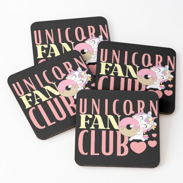 Item preview, unicorn fan club designed and sold by Hoetoons.