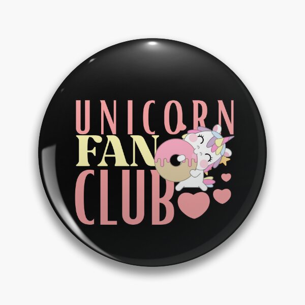 Item preview, unicorn fan club designed and sold by Hoetoons.