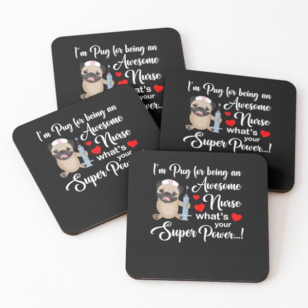 Item preview, I'm Pug dog For Being An Awesome Nurse Christmas 2022 designed and sold by Makebashington.
