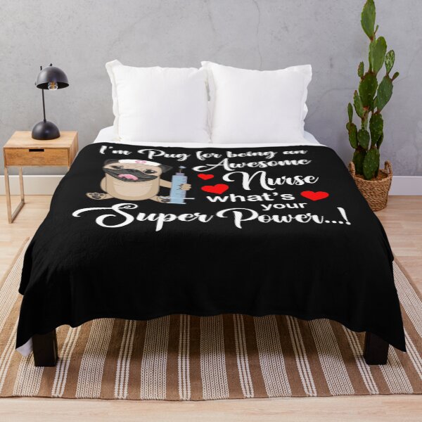 Item preview, I'm Pug dog For Being An Awesome Nurse Christmas 2022 designed and sold by Makebashington.
