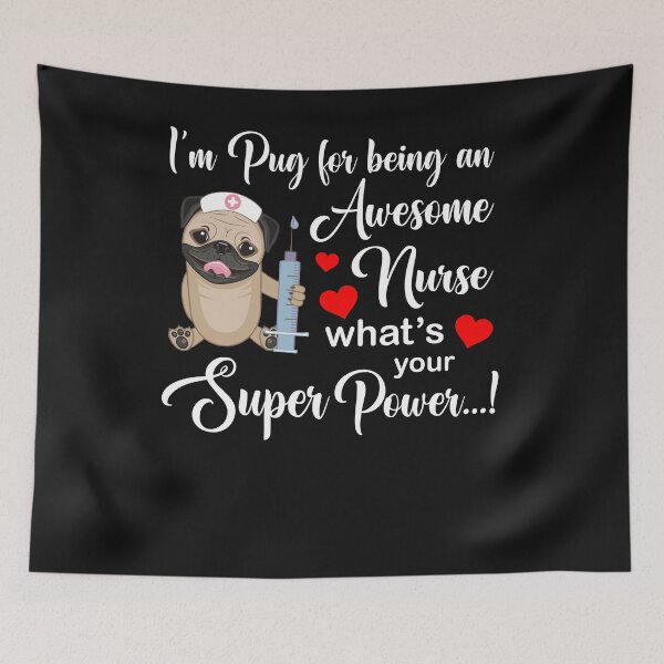 Item preview, I'm Pug dog For Being An Awesome Nurse Christmas 2022 designed and sold by Makebashington.