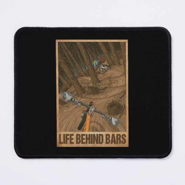 Item preview, MOUNTAIN BIKING Life Behind Bars designed and sold by AleehaZenger.