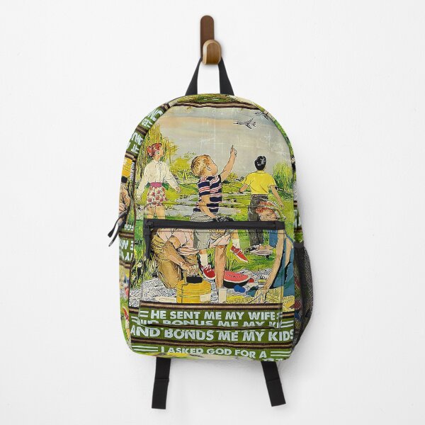 Item preview, Camping I Asked God for a camping partner he sent me my wife and bonus me my kids designed and sold by TeganCrafford.