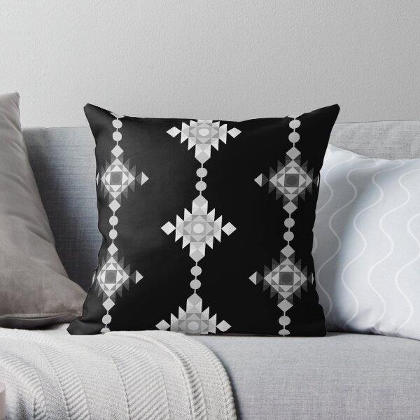 Closeup of tree fork with thick branches Throw Pillow by Stefan