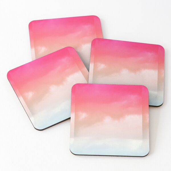 Item preview, Red, Pink Blue Clouds, Color Transitions and Color Gradations Across Multiple Colors designed and sold by CDMCustom.