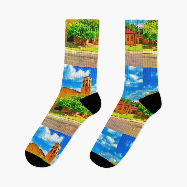 Item preview, Lubbock High School - digital painting designed and sold by NickoPrints.