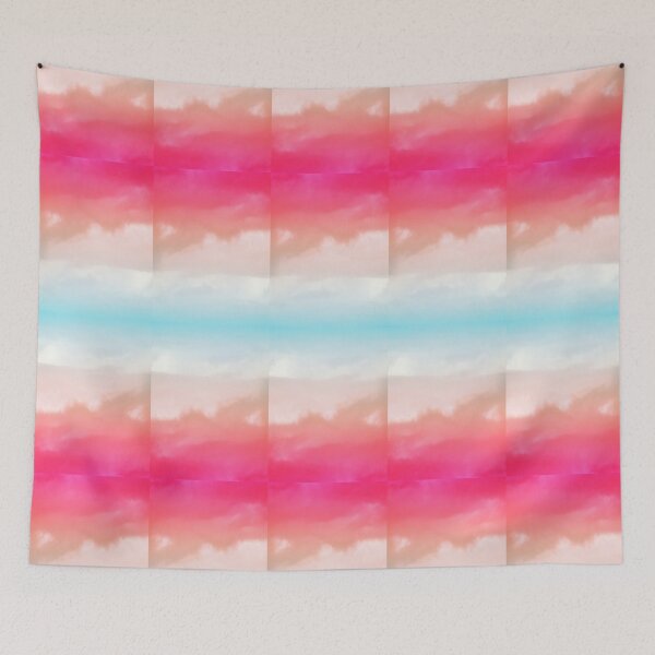 Item preview, Red, Pink Blue Clouds, Color Transitions and Color Gradations Across Multiple Colors designed and sold by CDMCustom.