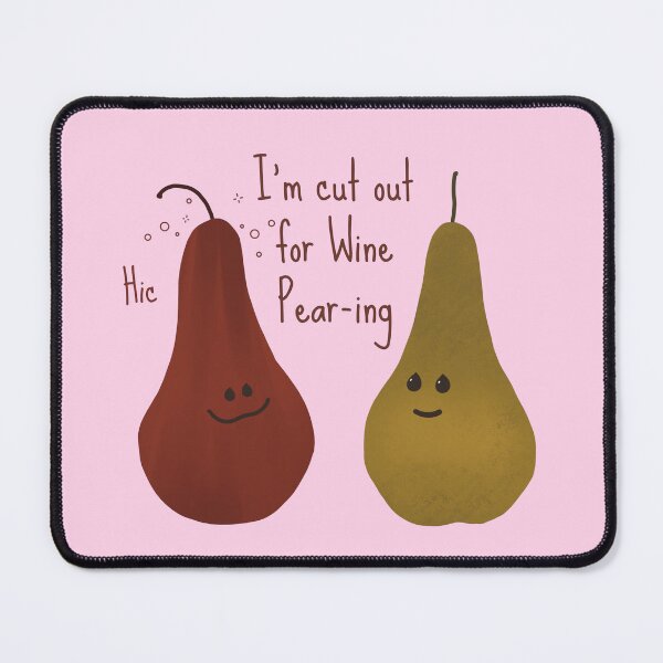 Item preview, Wine Pear-ing (pink) designed and sold by jvcoart.