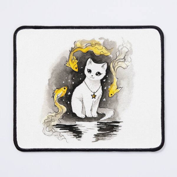 Item preview, Cat and fish  designed and sold by AlviaAlcedo.