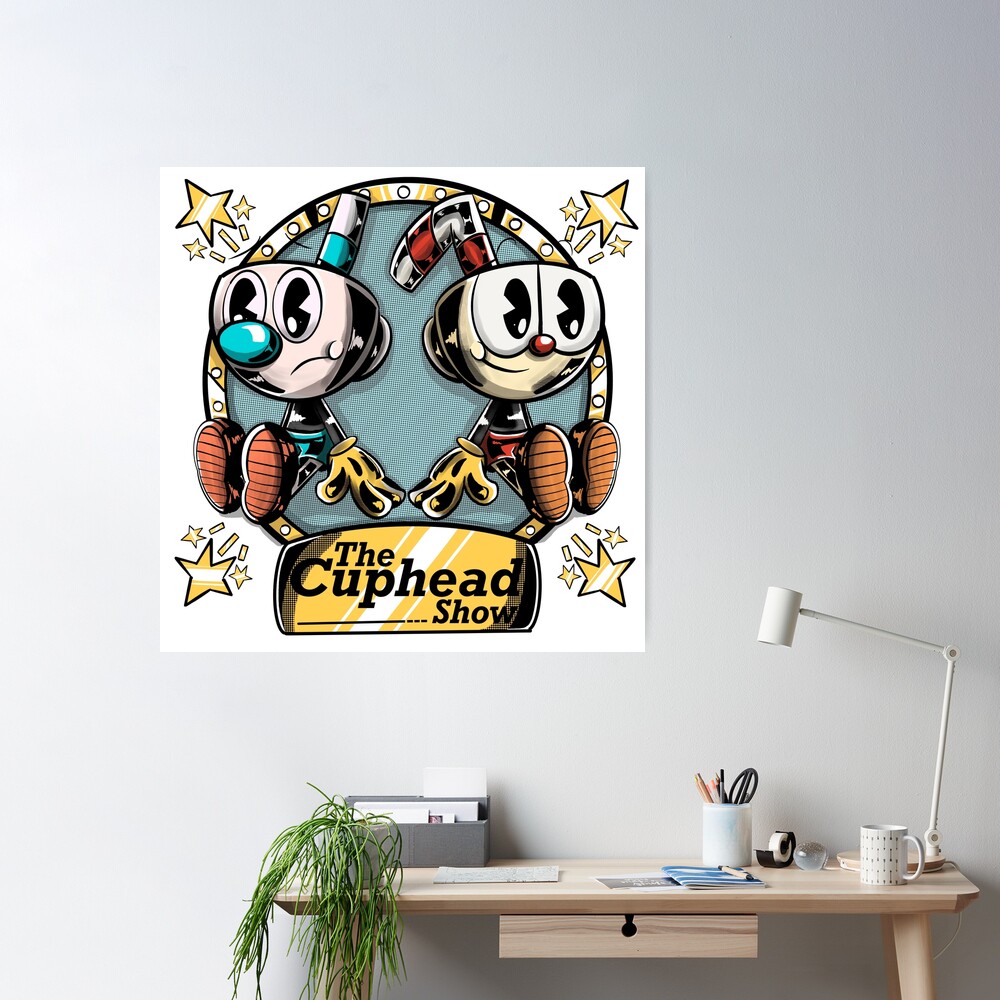 The cuphead show Art Board Print for Sale by Pini - Toon