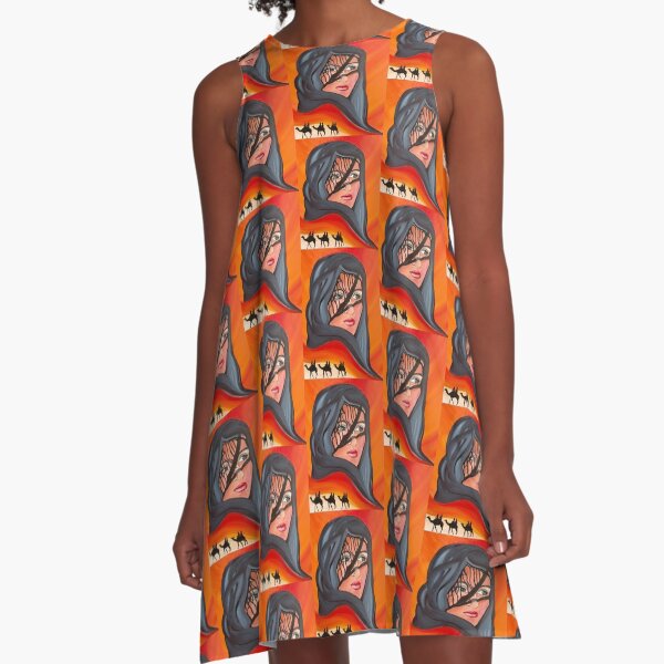 Desert Queen Mirage A-Line Dress