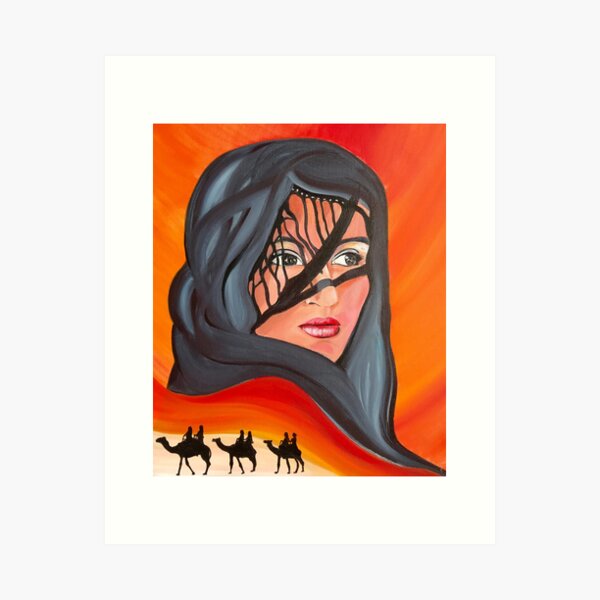 Desert Queen Mirage Art Print
