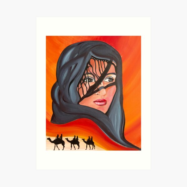 Desert Queen Mirage Art Print