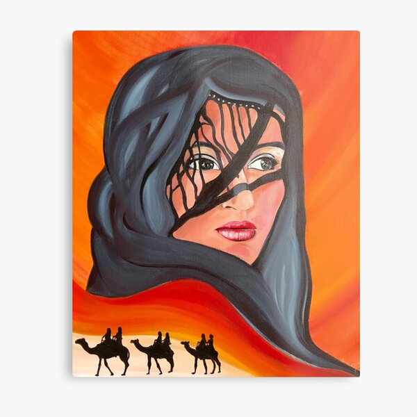 Desert Queen Mirage Metal Print