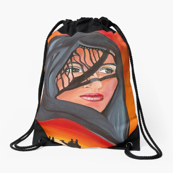 Desert Queen Mirage Drawstring Bag