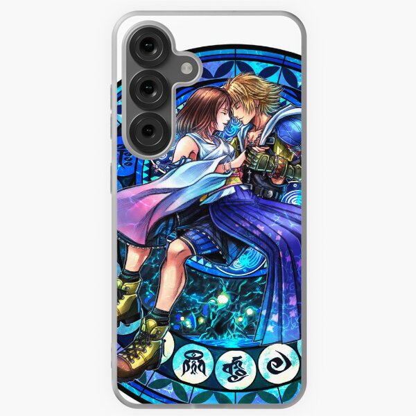 Aperçu de l'œuvre Tidus et Yuna Vitrail Final Fantasy créée et vendue par Lali-Holley.