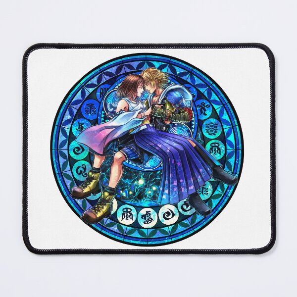 Item preview, Tidus and Yuna Stained Glass Final Fantasy designed and sold by Lali-Holley.