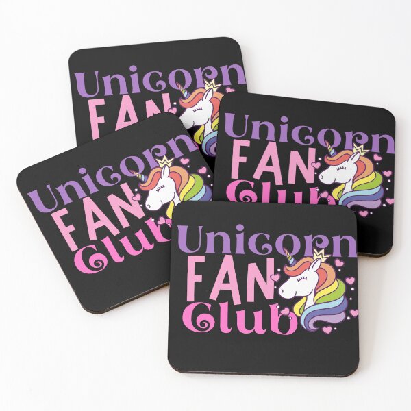 Item preview, unicorn fan club designed and sold by Hoetoons.