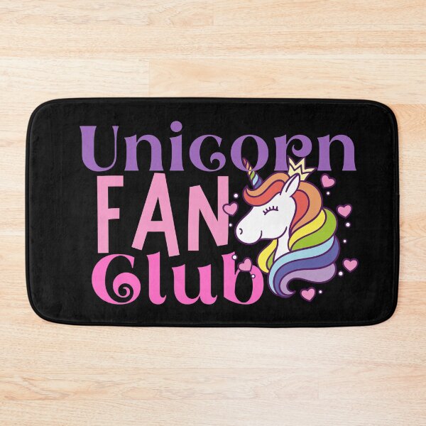 Item preview, unicorn fan club designed and sold by Hoetoons.