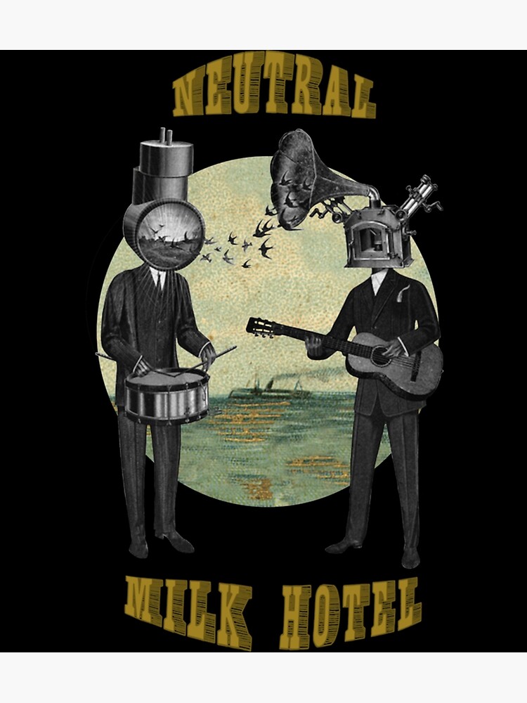Disover Neutral Milk Hotel Racerback Tank Top Premium Matte Vertical Poster