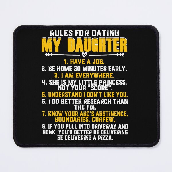 Item preview, Rules for Dating My Daughter-Beautiful Daughter- Funny Dad designed and sold by loat904.