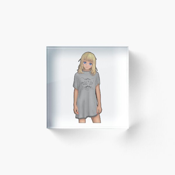 Item preview, A pretty blonde anime woman designed and sold by LEAVAEL.
