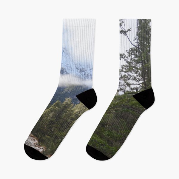 Item preview, Mountain peaks in Puerto Blest, Bariloche | Winter Travel Photography | Art Print designed and sold by julidescole.